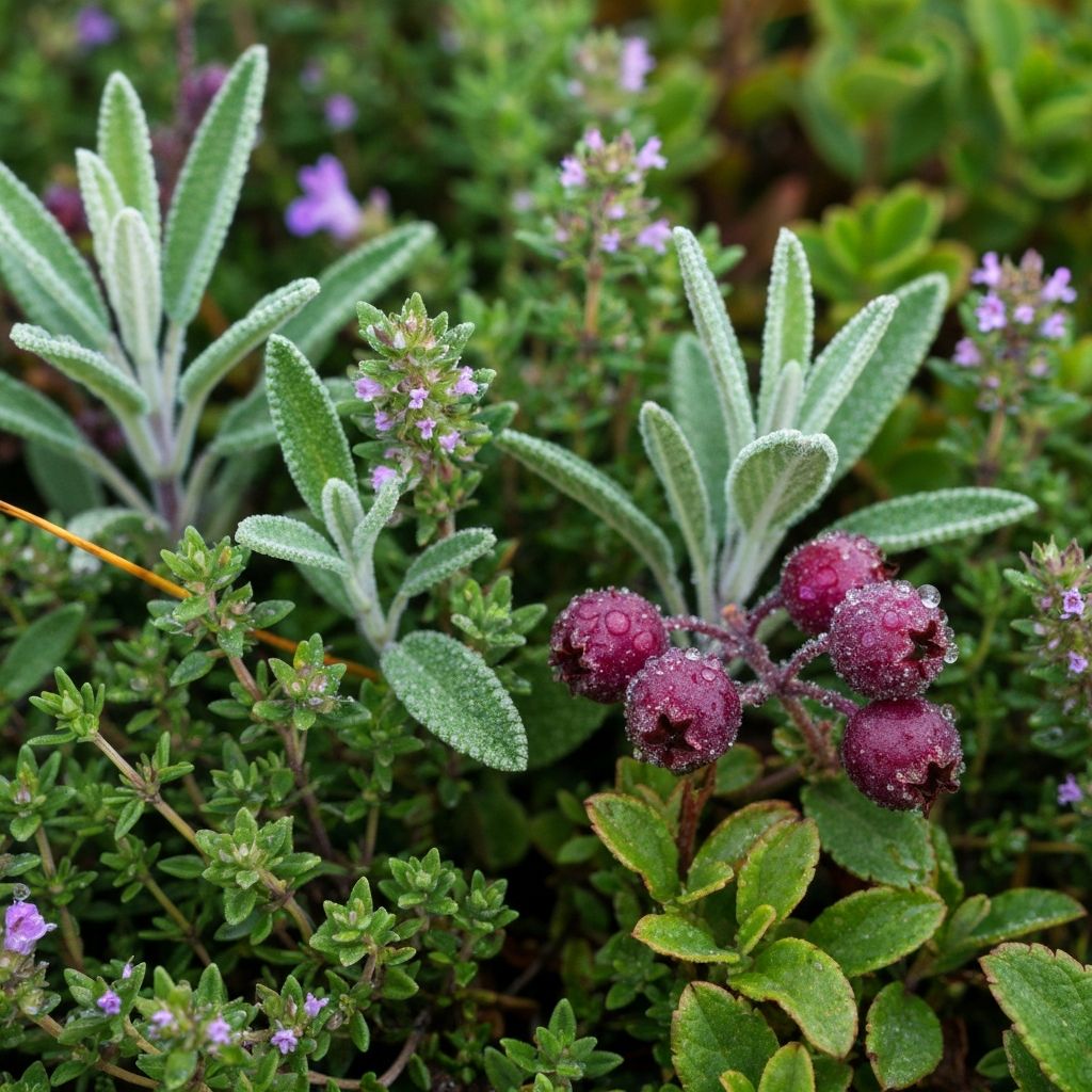 Wildkräuter und Beeren aus den Alpen