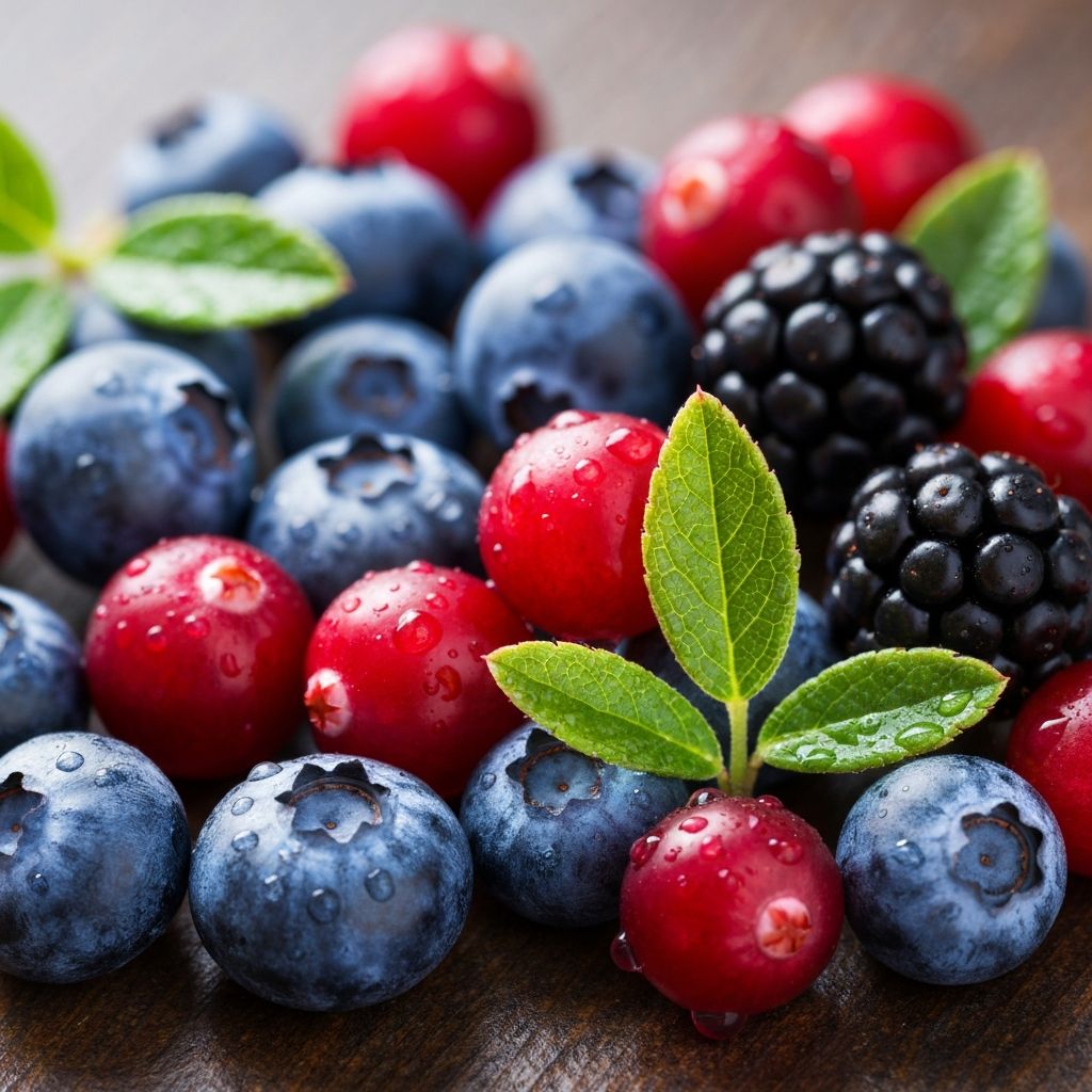 Alpine Beeren mit Vitaminen